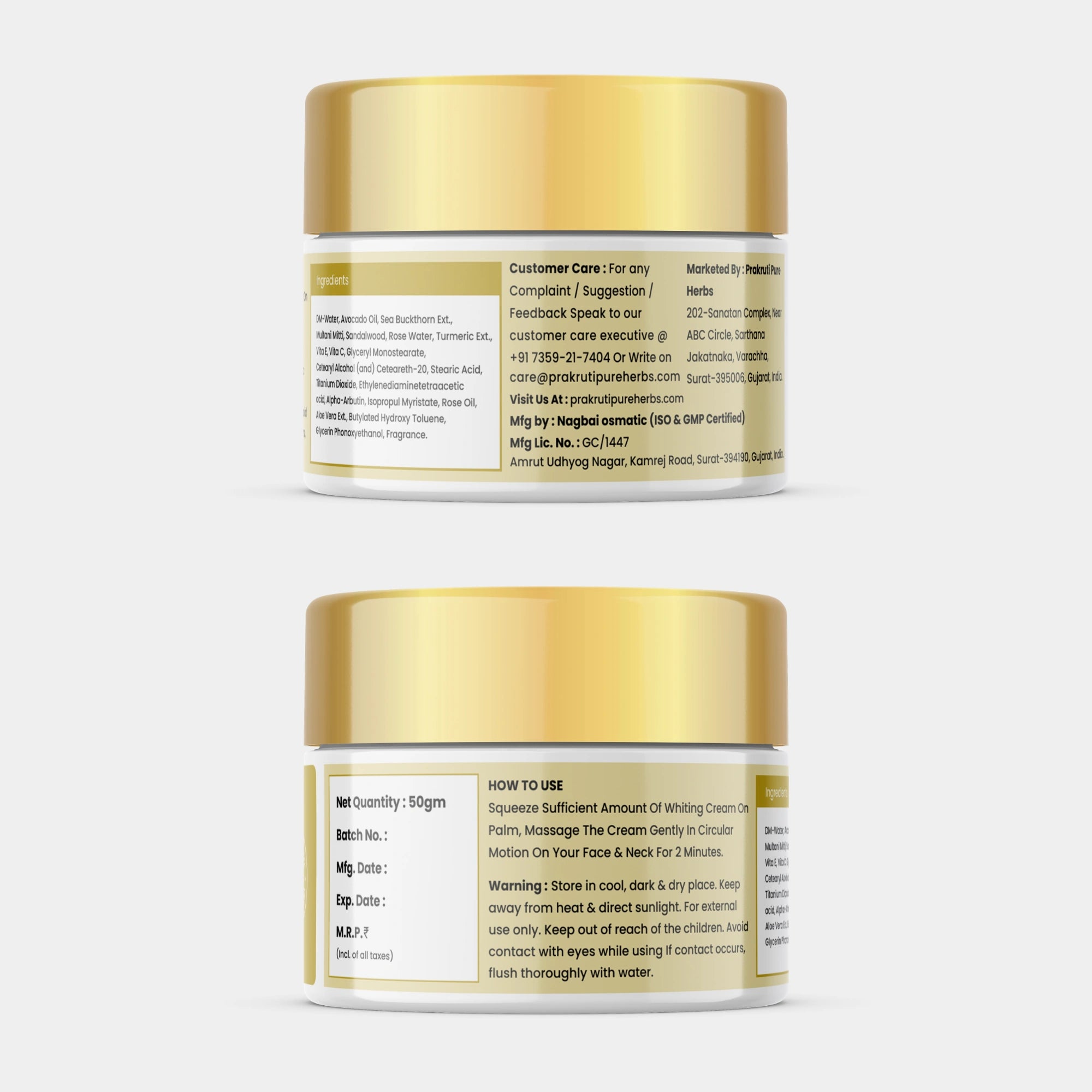 Herbal Glow Cream for Men & Women | 50GM