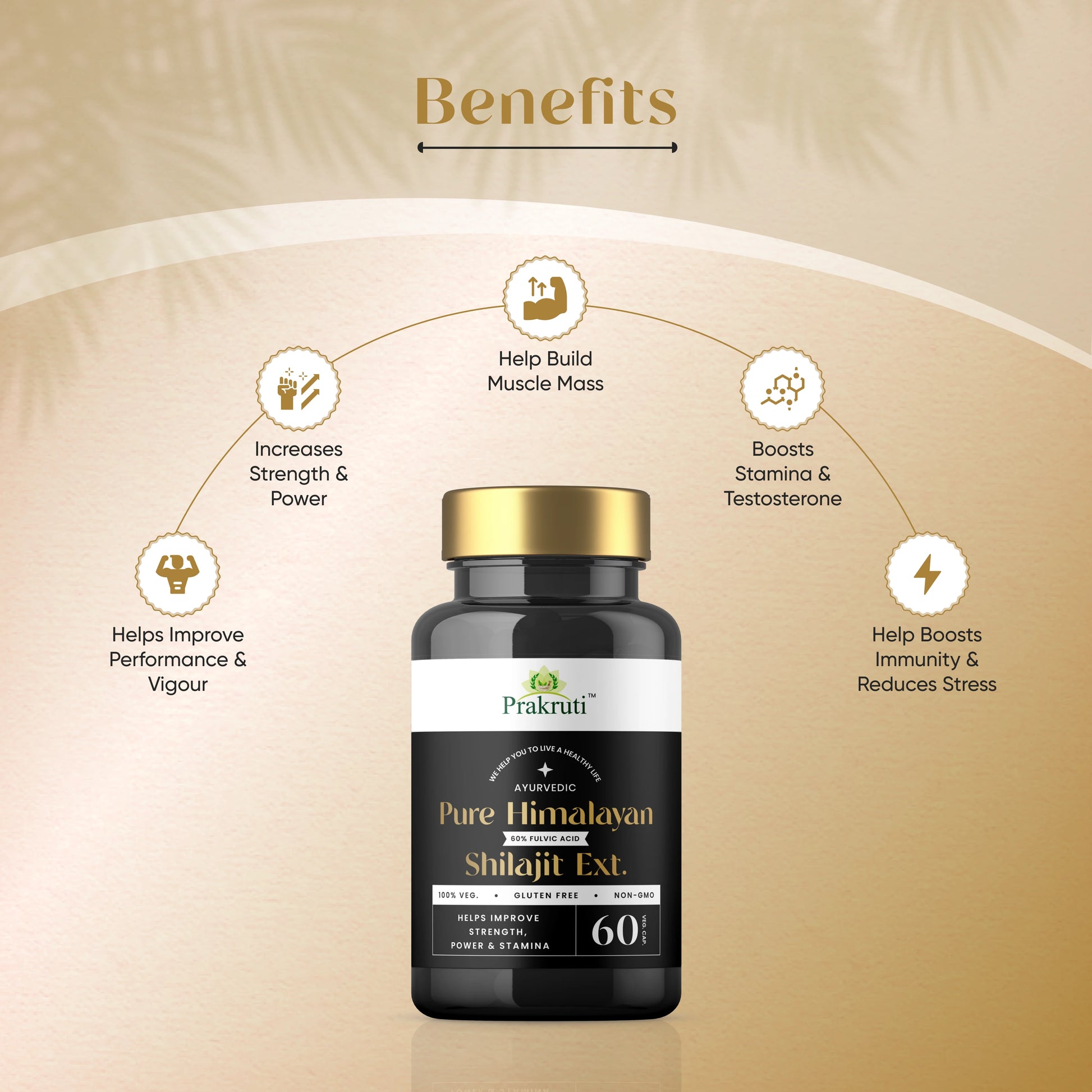 Pure Shilajit resin for vitality and strength