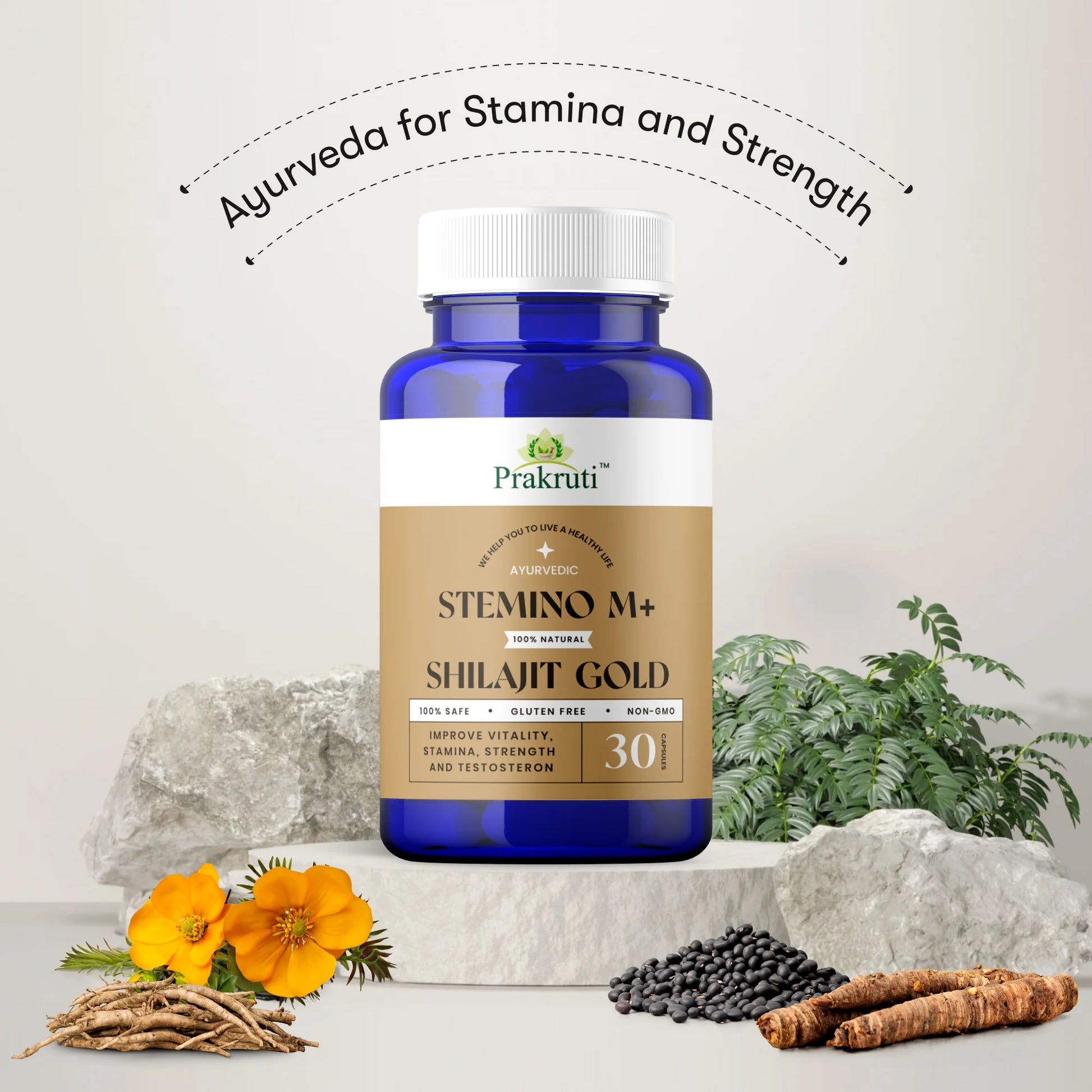 Ashwagandha Safed Musli Shilajit Gold supplement