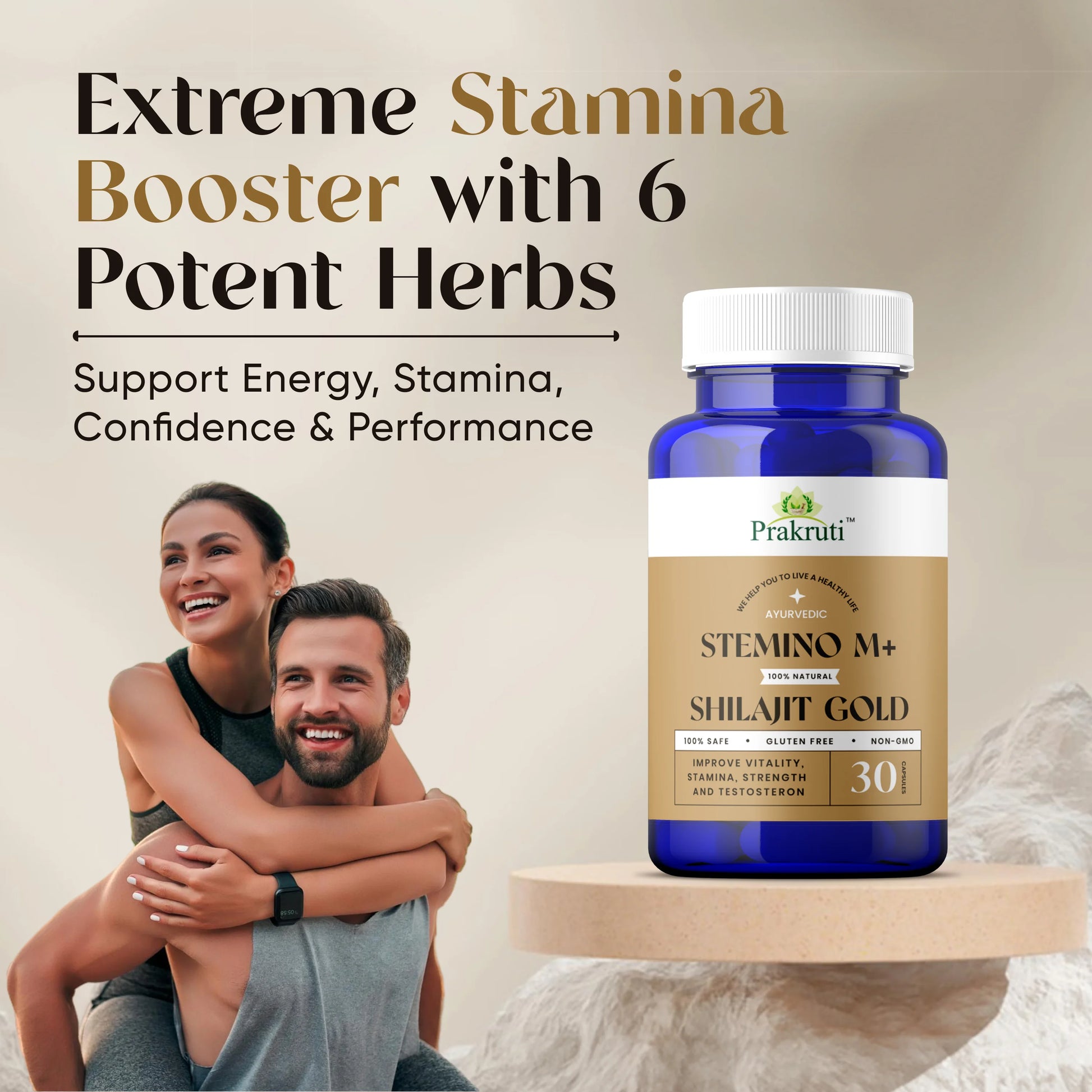 Buy Shilajit Gold Ashwagandha Safed Musli capsules