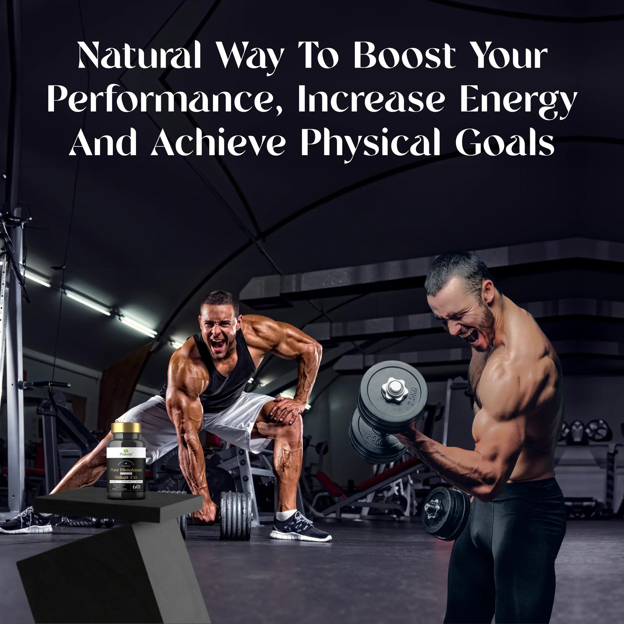 Ayurvedic gym supplements for muscle growth and strength from Prakruti Ayurveda