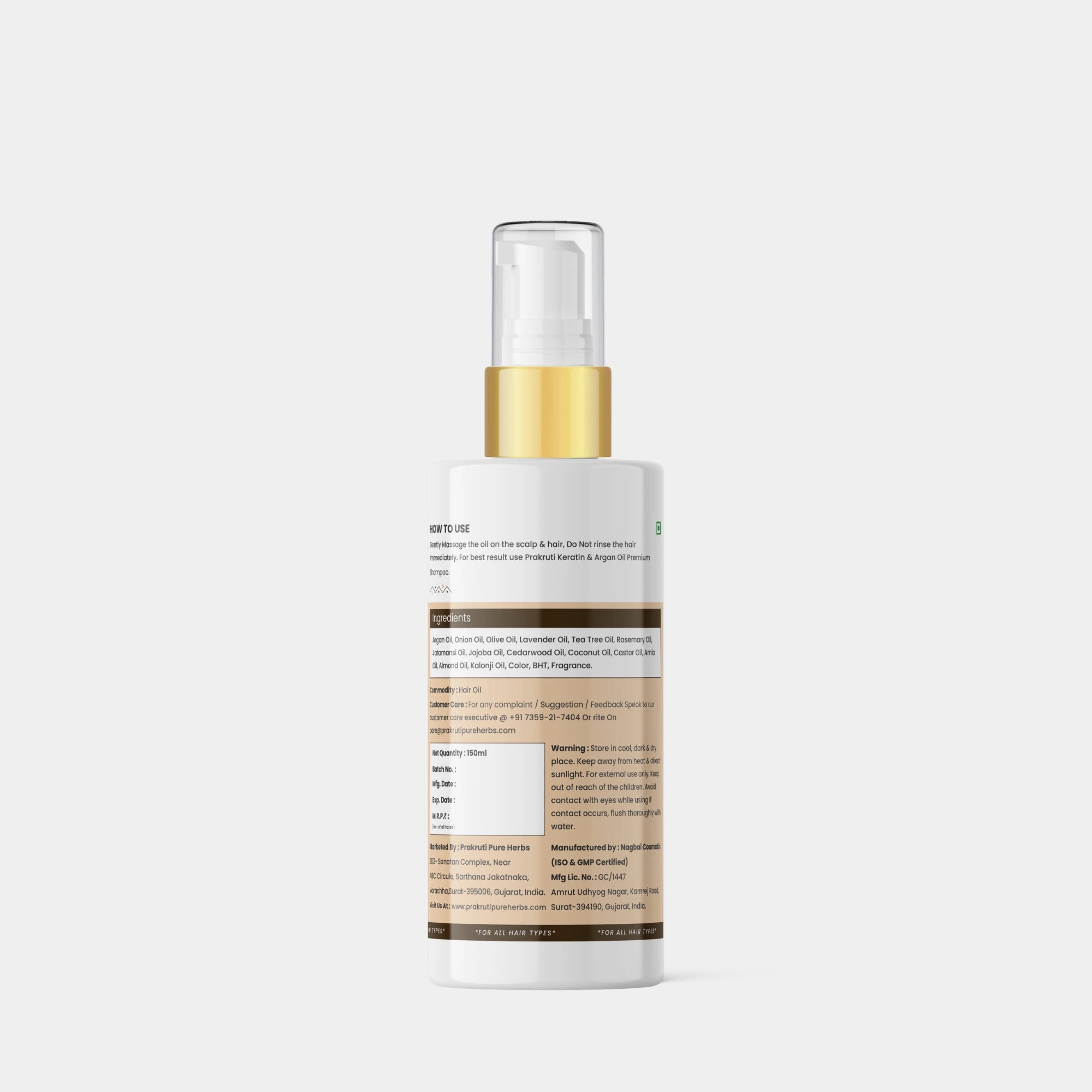 Herbal Hair Oil for Hair Growth | 150ML