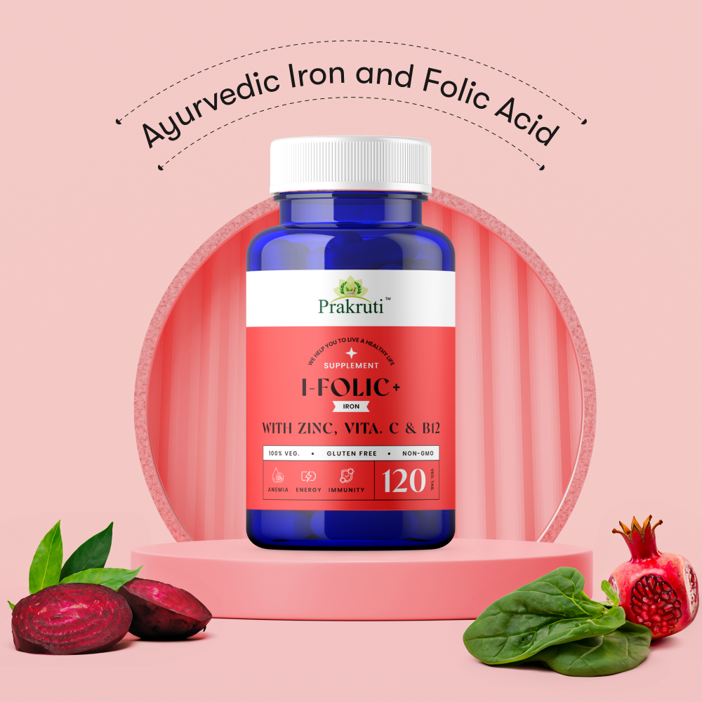 Iron Folic Acid With Zinc, Vitamin C & B12 | I-FOLIC+