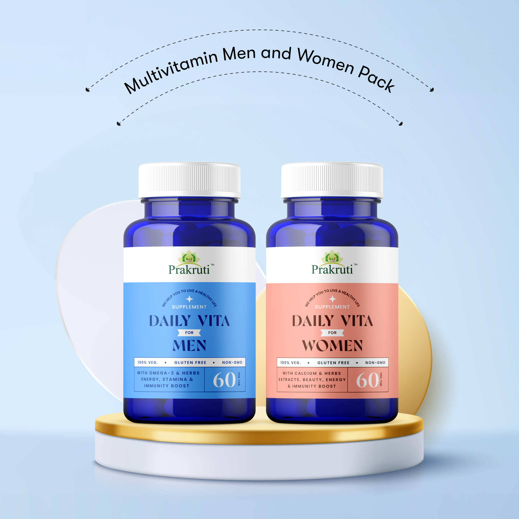 Daily Vita Multivitamin Tablets For Men and Women
