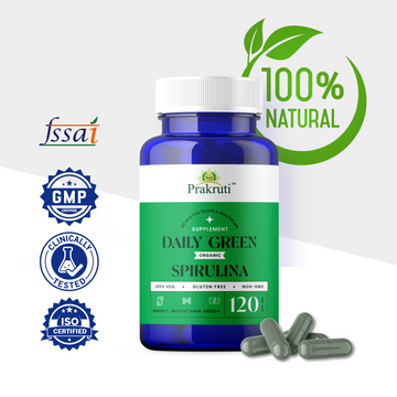 Daily Green Spirulina | 120 Cap.