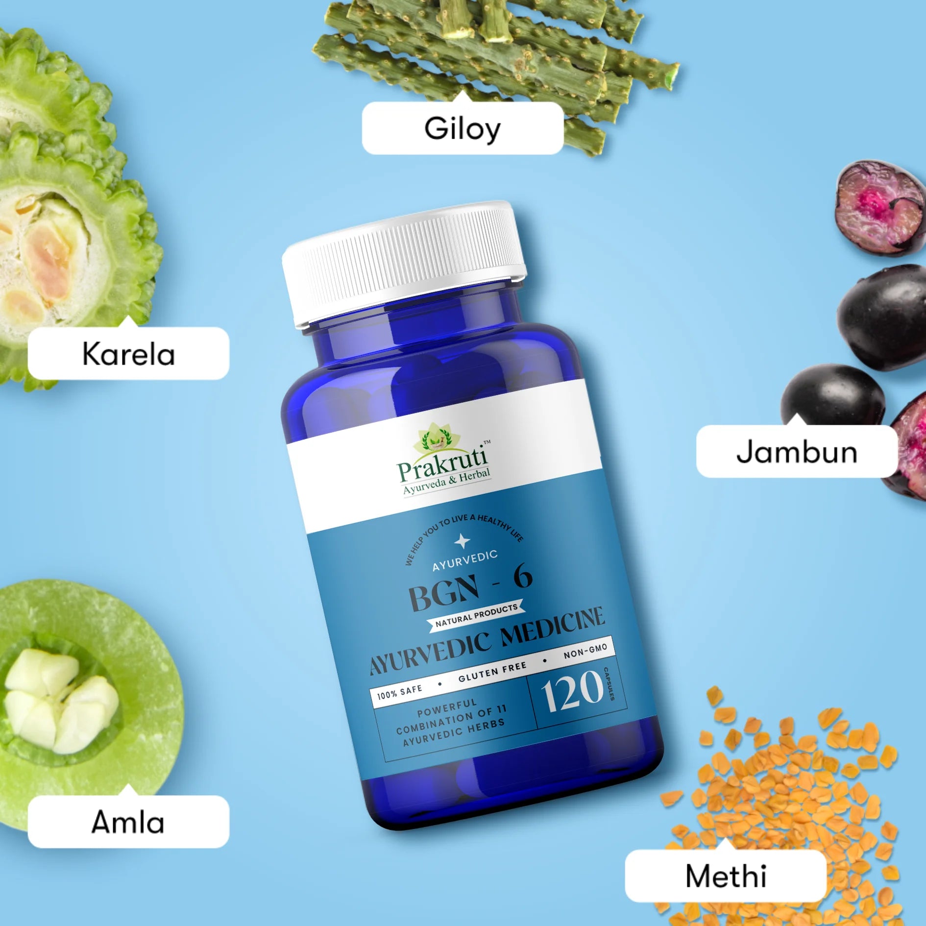 prakruti ayurveda Diabetes ayurvedic capsules
