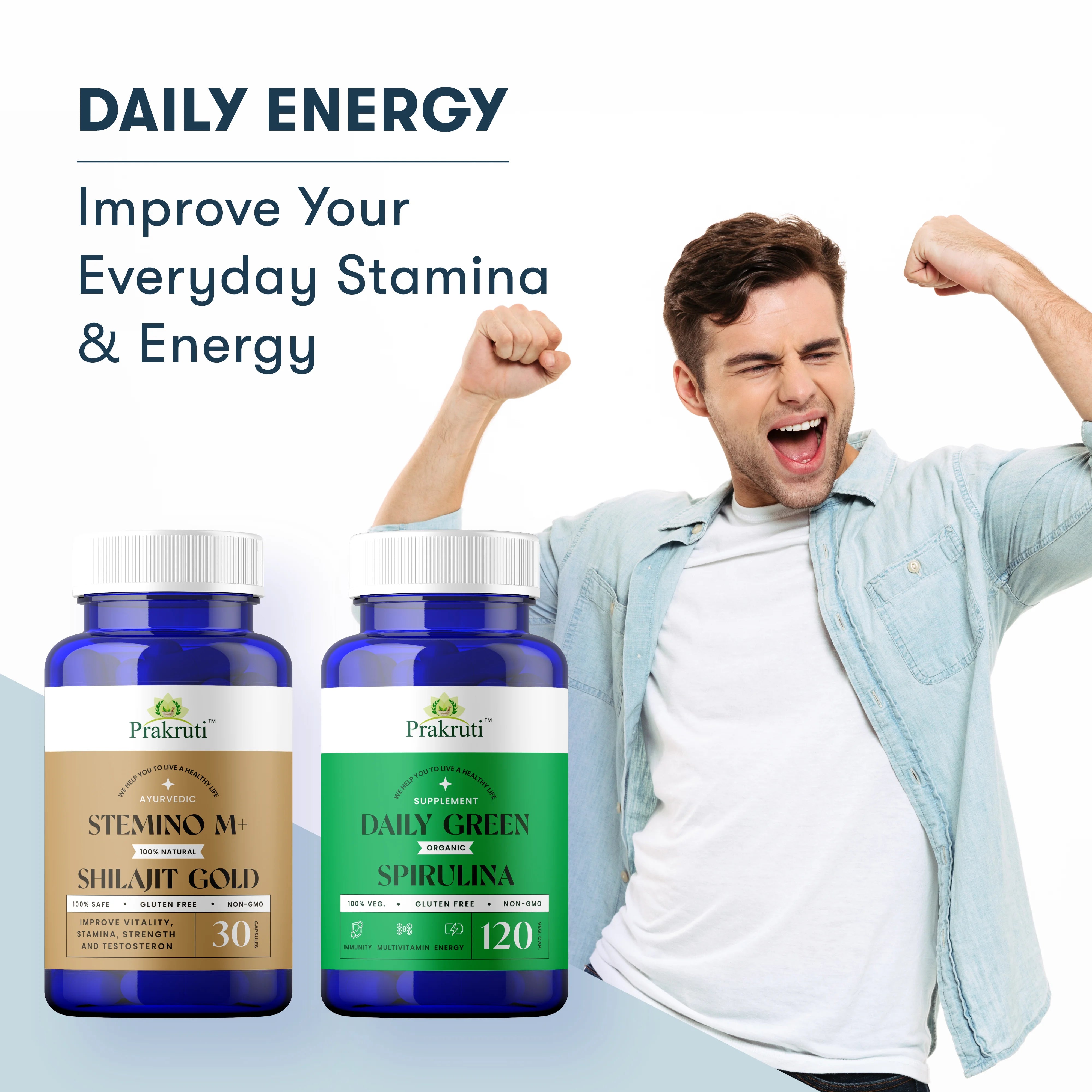 Magichood 100% Pure Ayurvedic Capsules For Men – Maximum Strength & Stamina (15, 30, 60 Count)